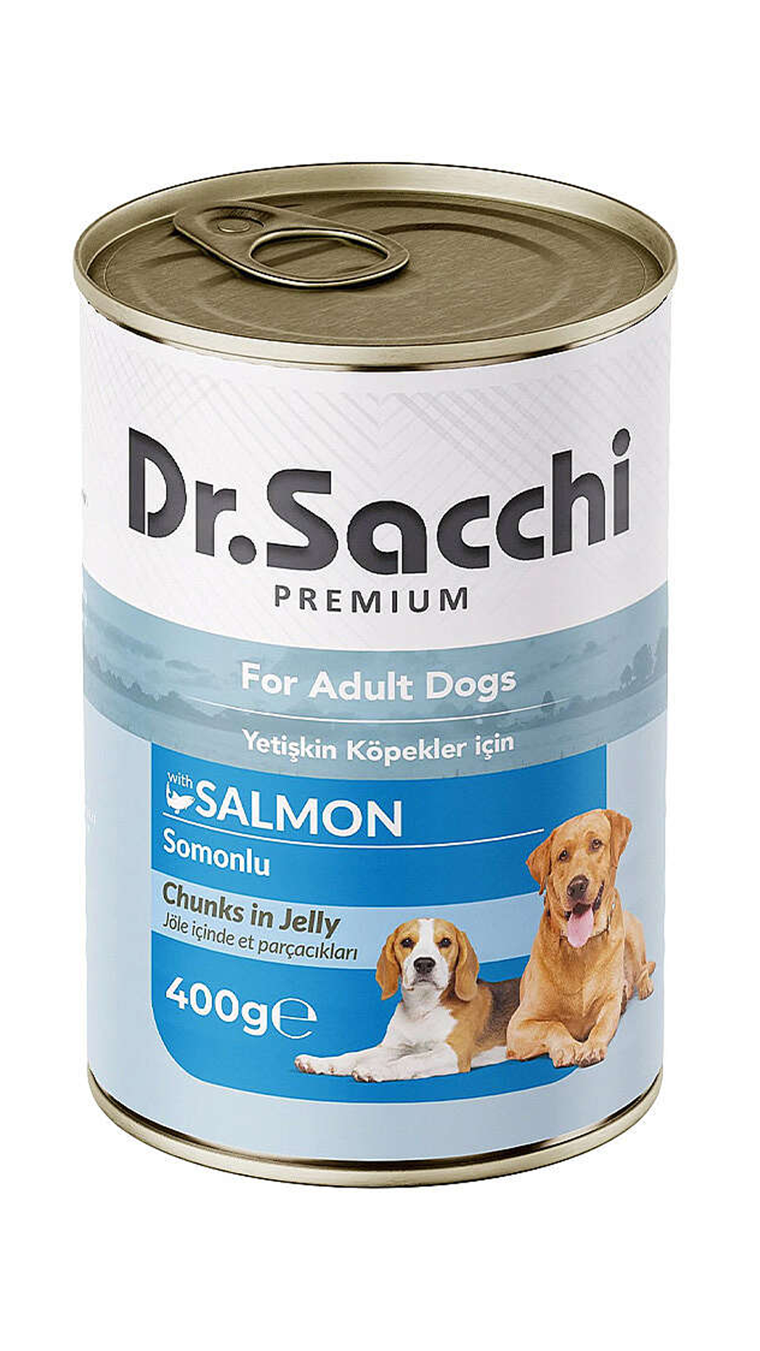 DR.SACCHI KONSERVE KÖPEK SOMONLU 400 GR