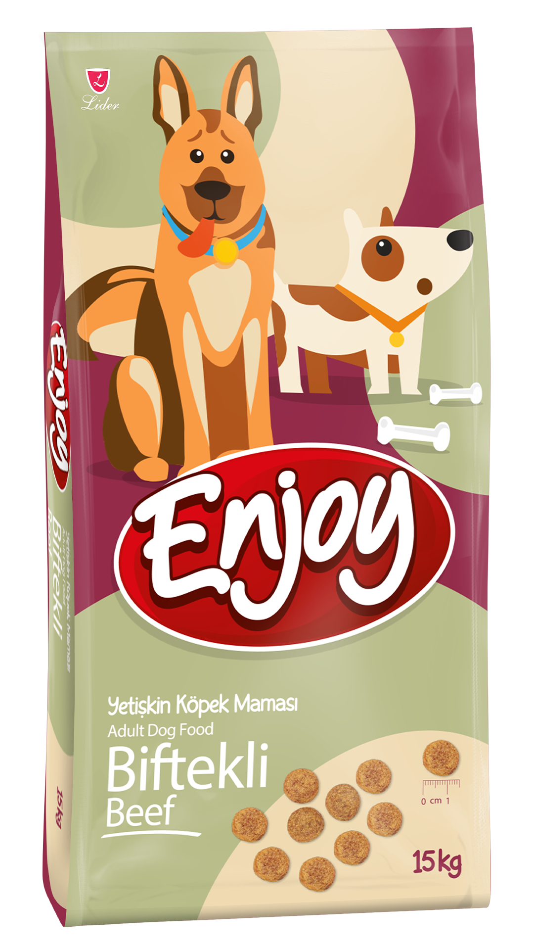 Enjoy Biftekli Yetişkin Köpek Maması 15 Kg