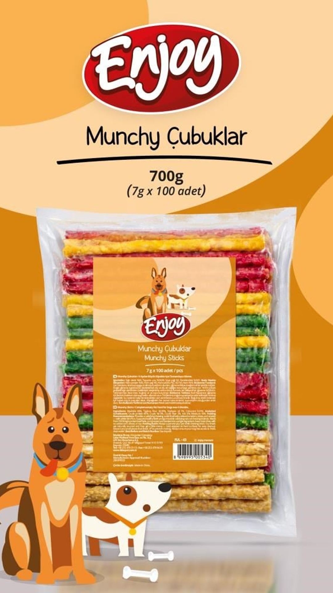 ENJOY MUNCHY ÇUBUK 5 6-7 GR 100LÜ