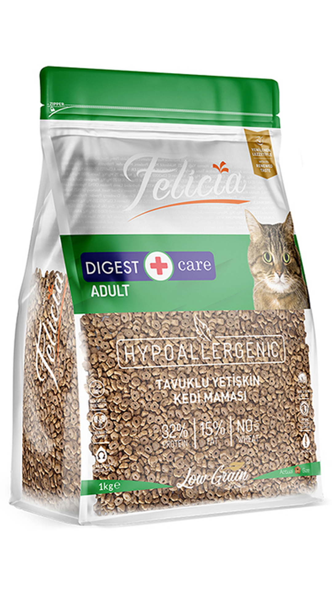 Felicia Az Tahıllı Tavuklu HypoAllergenic Kedi 1kg