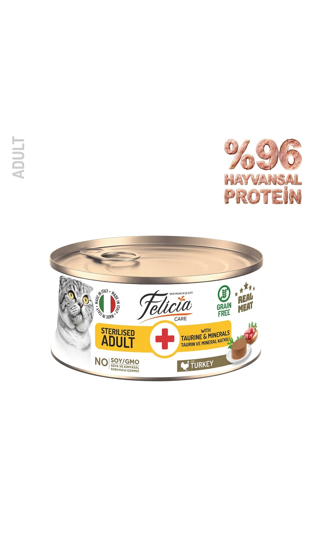 FELICIA HINDILI EZME KISIR KEDI KONSERVE MAMASI 85