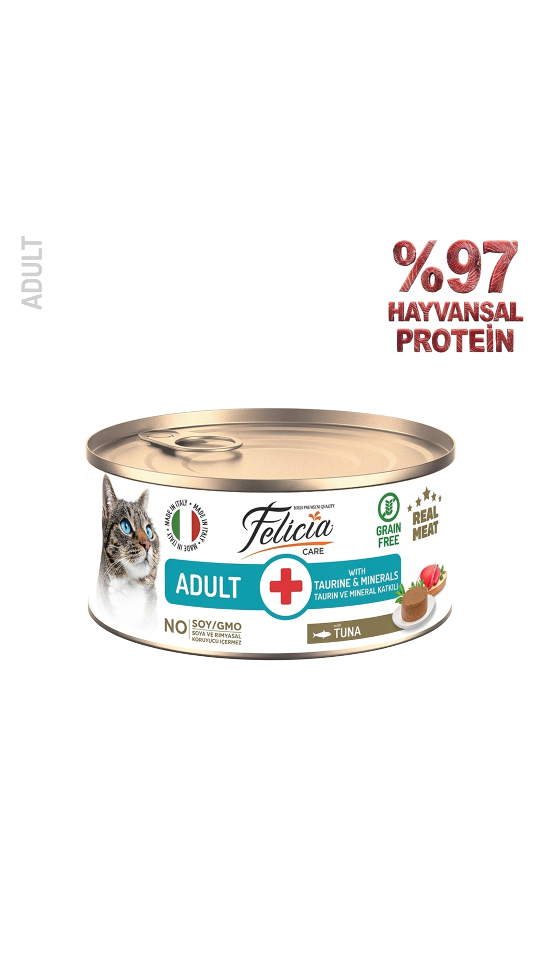 FELICIA TON BALIKLI EZME YETISKIN KEDI KONSERVE MA