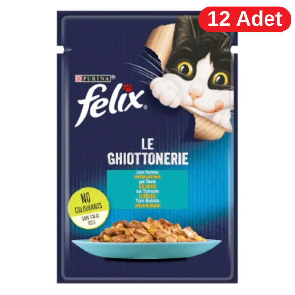 Felix Ton Balıklı Yetişkin Kedi Konservesi 85gr 12 Adet