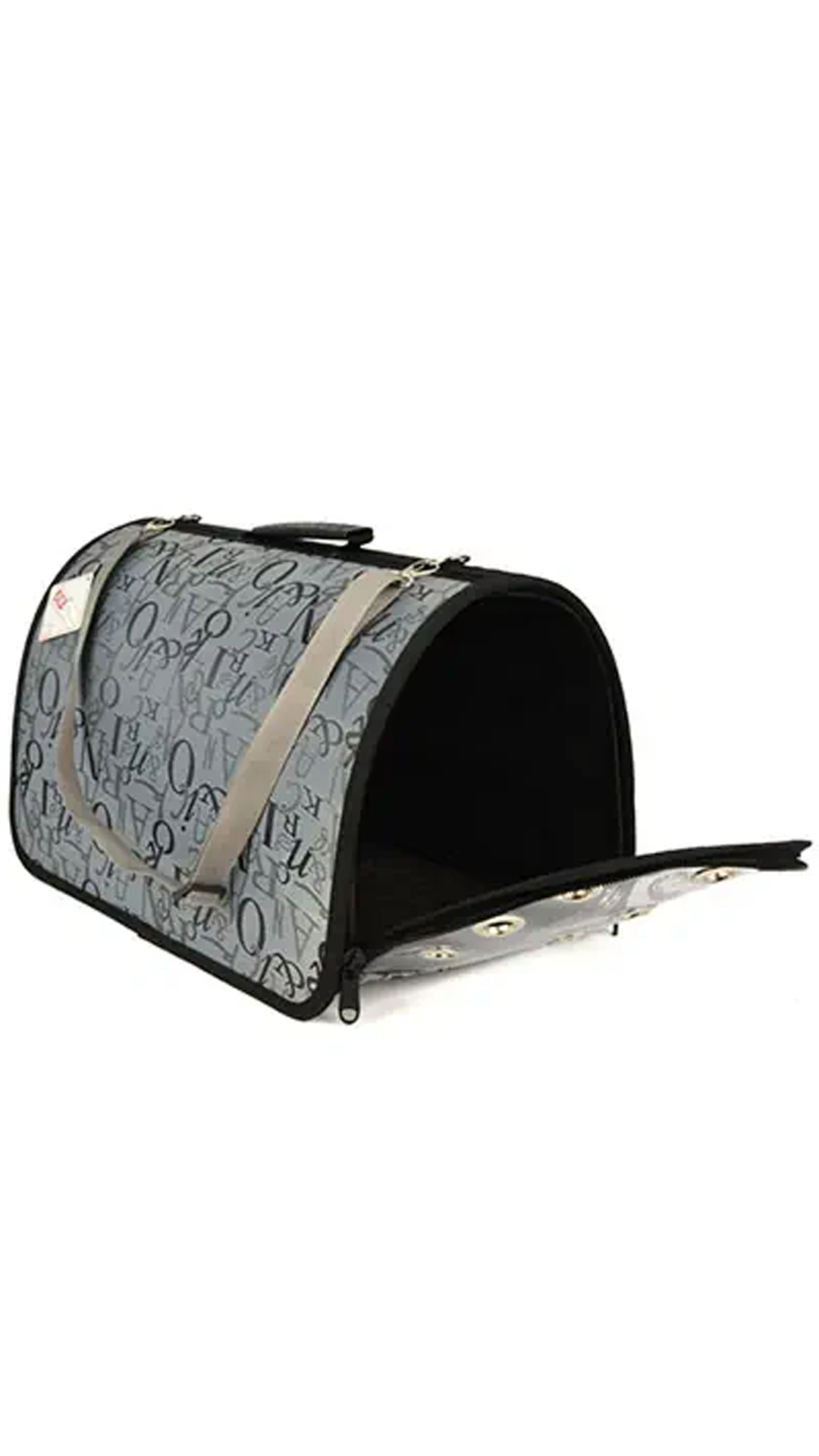 FLYBAG DESENLİ KAPALI ÇANTA GRİ 44X28X28 CM