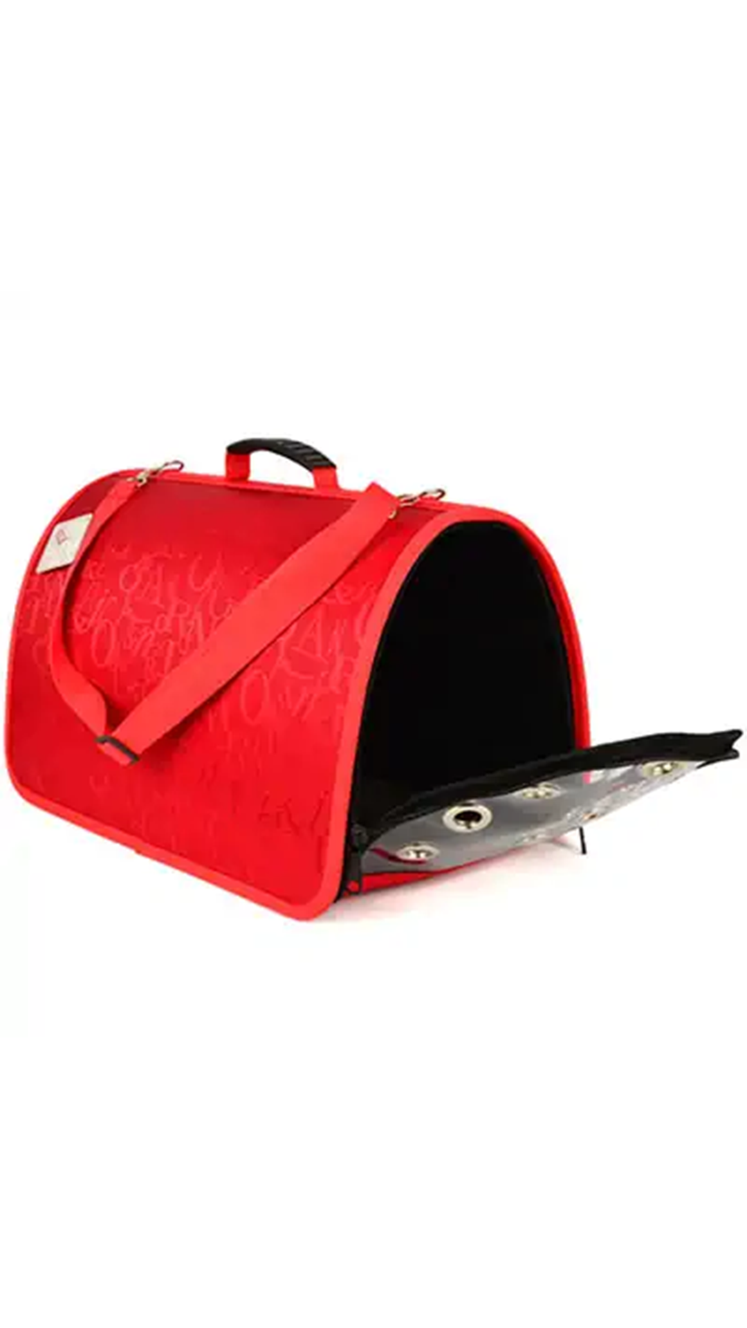 FLYBAG DESENLİ KAPALI ÇANTA KIRMIZI 44X28X28 CM