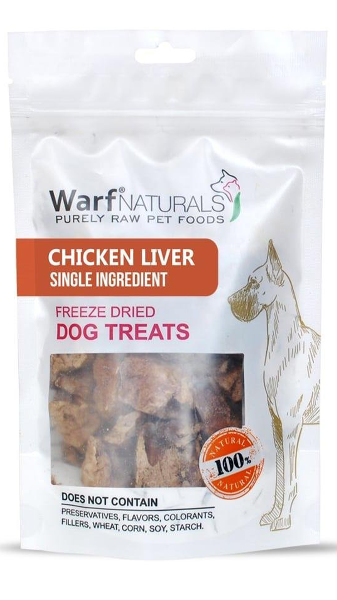 Freeze Dried Köpek Ciğer Ödülü 40g
