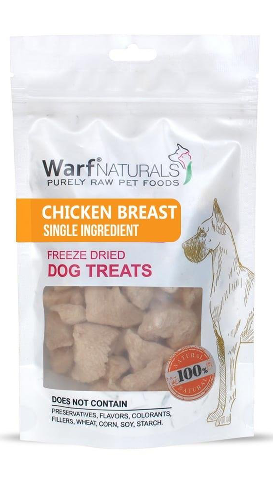 Freeze Dried Köpek Tavuk Göğsü Ödülü 40g