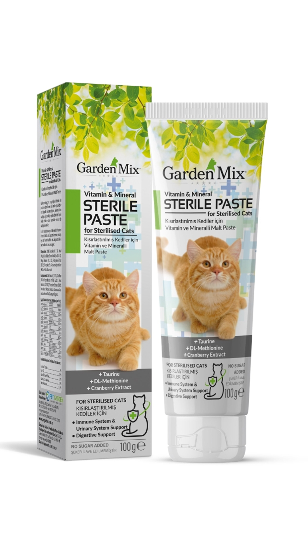Garden Mix Kedi Steril Multivitamin Macun 100 Gr