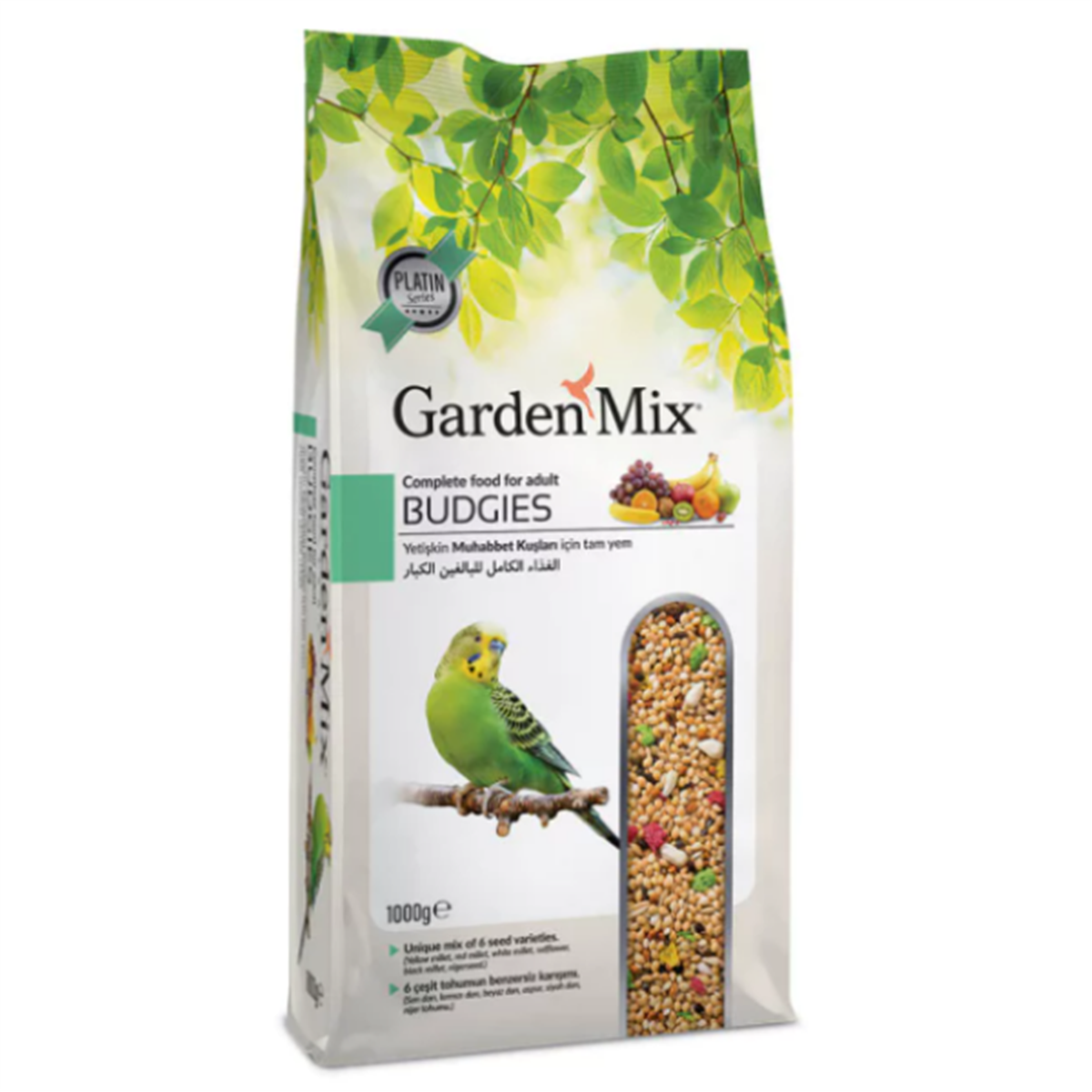Garden Mix Platin Meyveli Muhabbet Kuşu Yemi 1kg