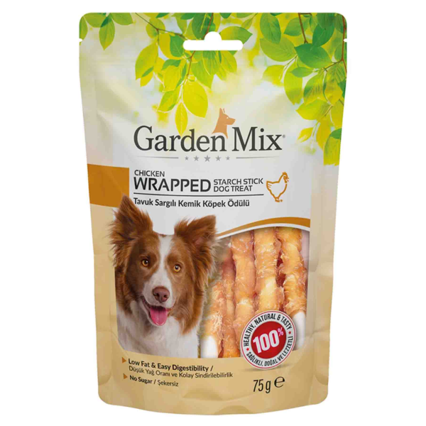 Garden Mix Tavuk Sargılı Kemik Köpek Ödül Maması 75gr