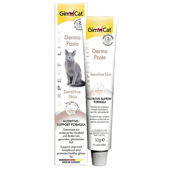 GimCat Derma Sensitive Skin Tüy Sağlığı Destekleyici Kedi Macunu 50gr