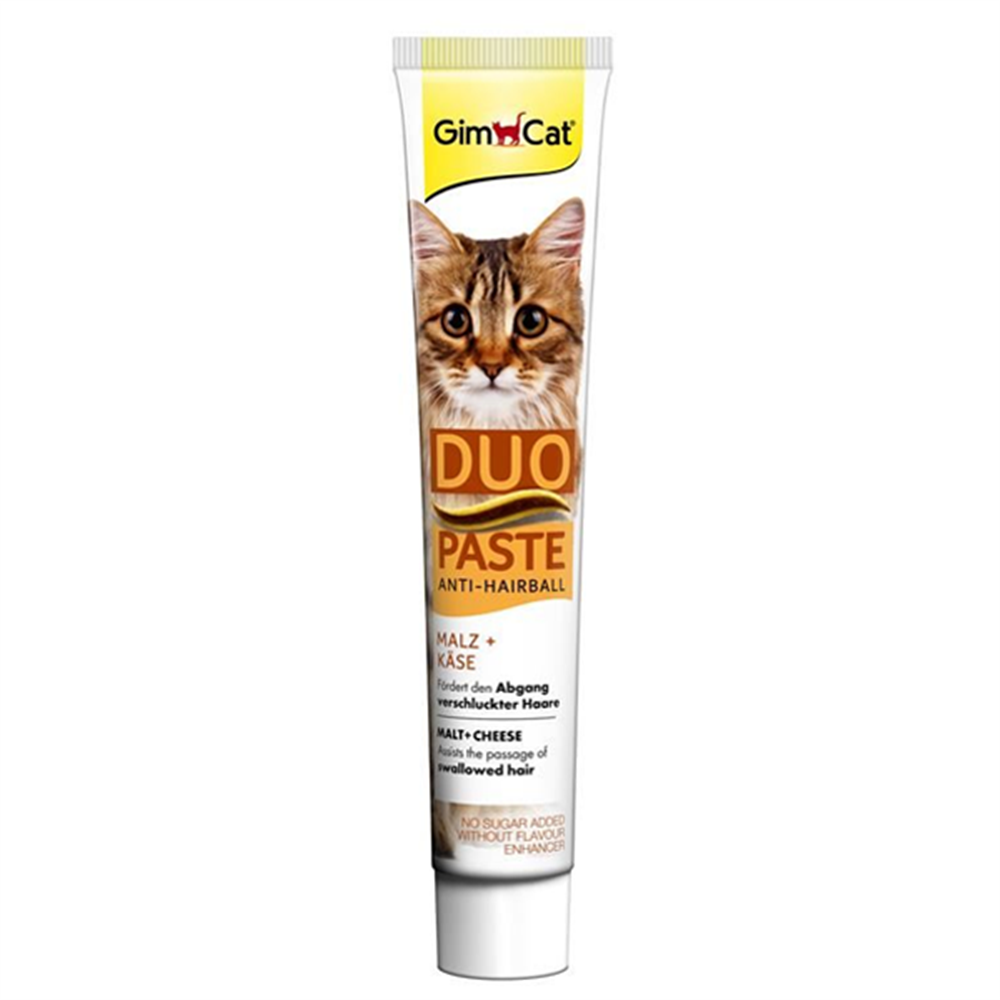 Gimcat Duo Paste Anti-Hairball Tüy Sağlığı Için Peynirli Macun 50 gr