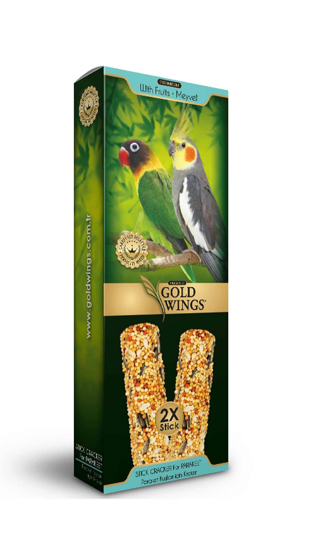 GOLD WİNG PREMİUM PAĞAN KRAKERİ MEYVELİ 2Li