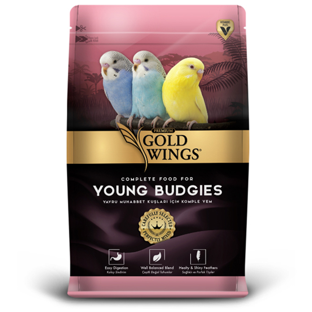 Gold Wings Premium Yavru Muhabbet Kuşu Yemi 1 kg