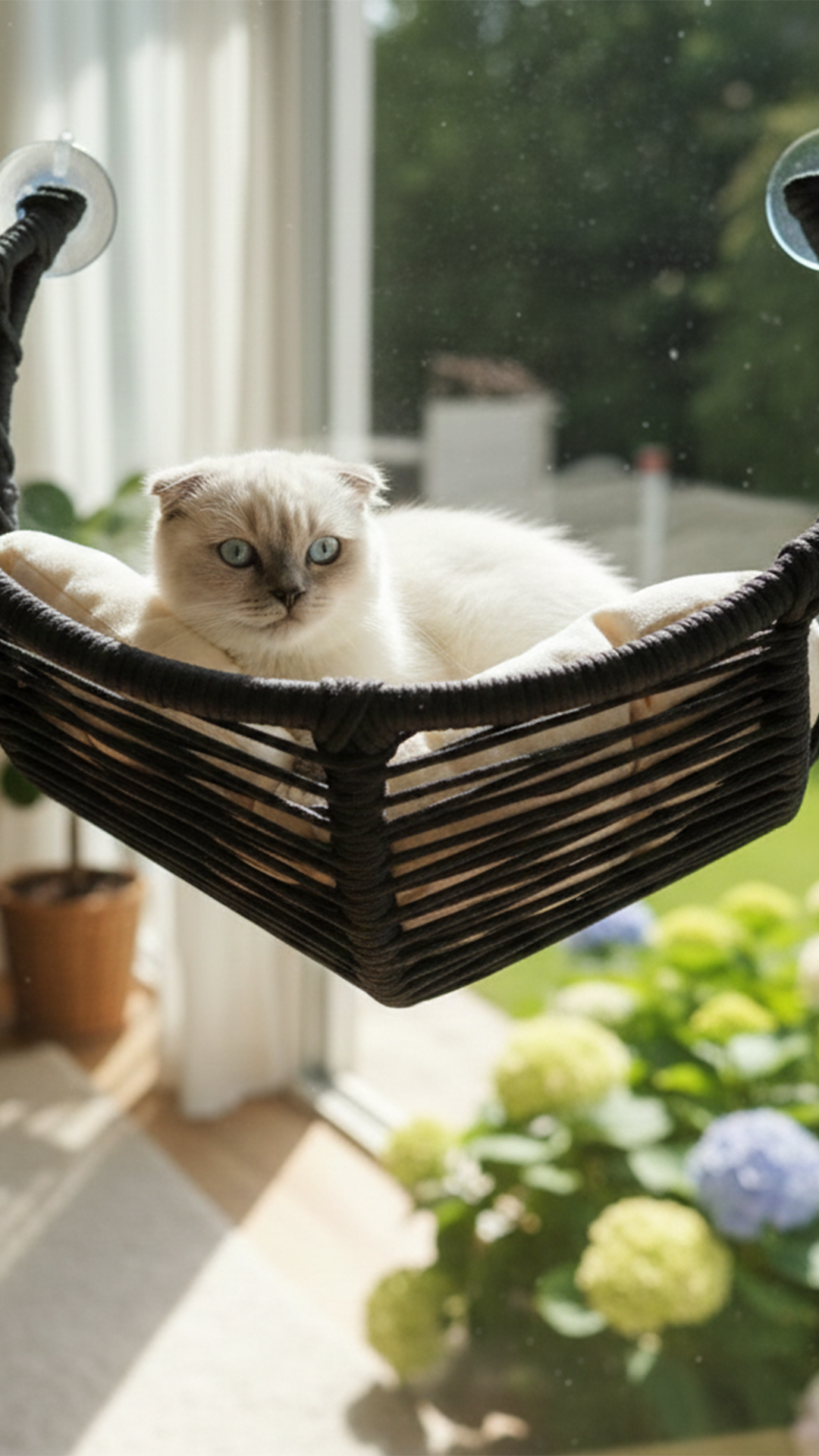 Hilal Cama Vakumlu Takılan Kedi Yatağı