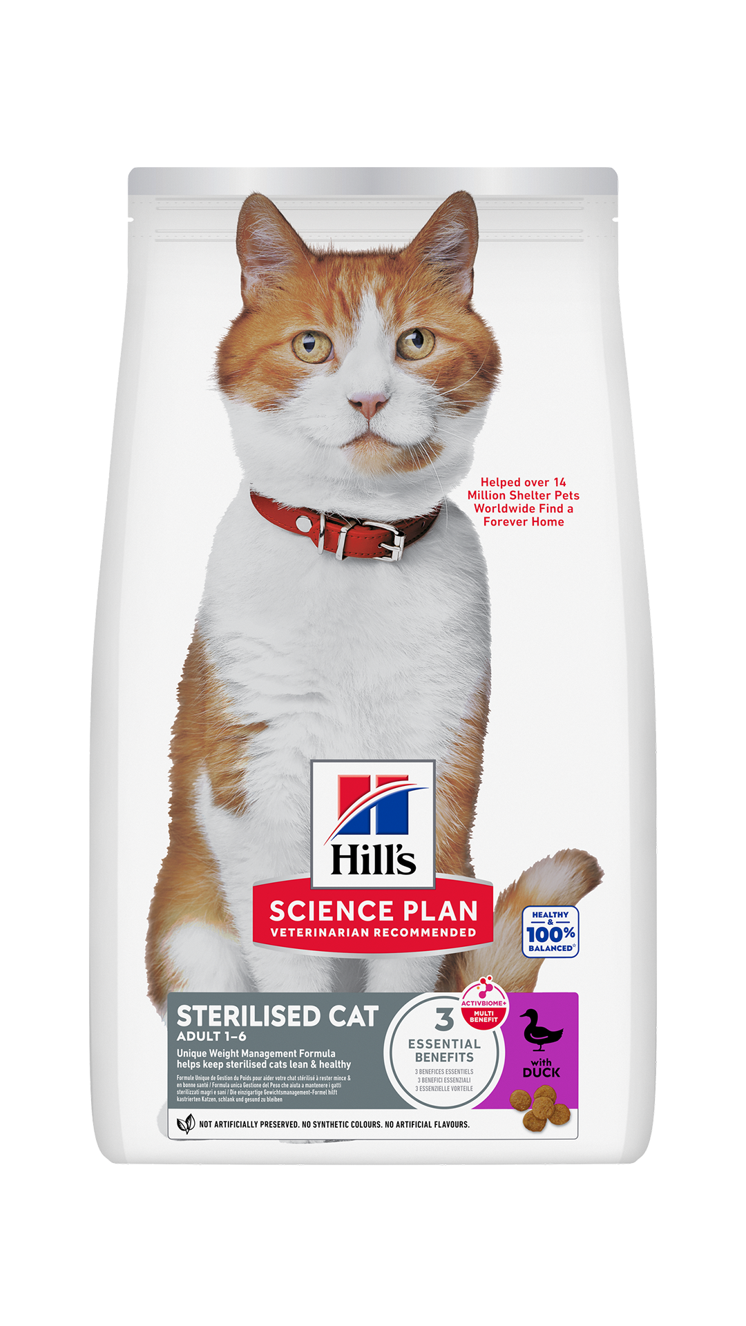 Hills Ördek Etli Kısırlaştırılmış Kedi Maması 1,5kg