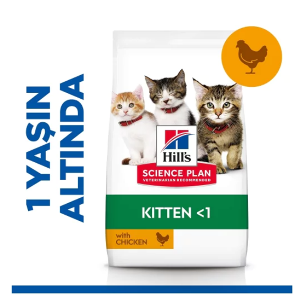 Hill's SCIENCE PLAN Healthy Development Tavuklu Yavru Kedi Maması 3kg