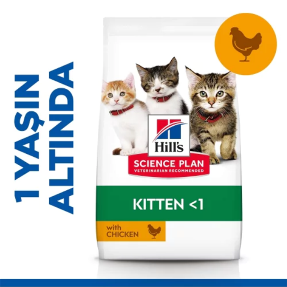 Hill's SCIENCE PLAN Healthy Development Tavuklu Yavru Kedi Maması 3kg