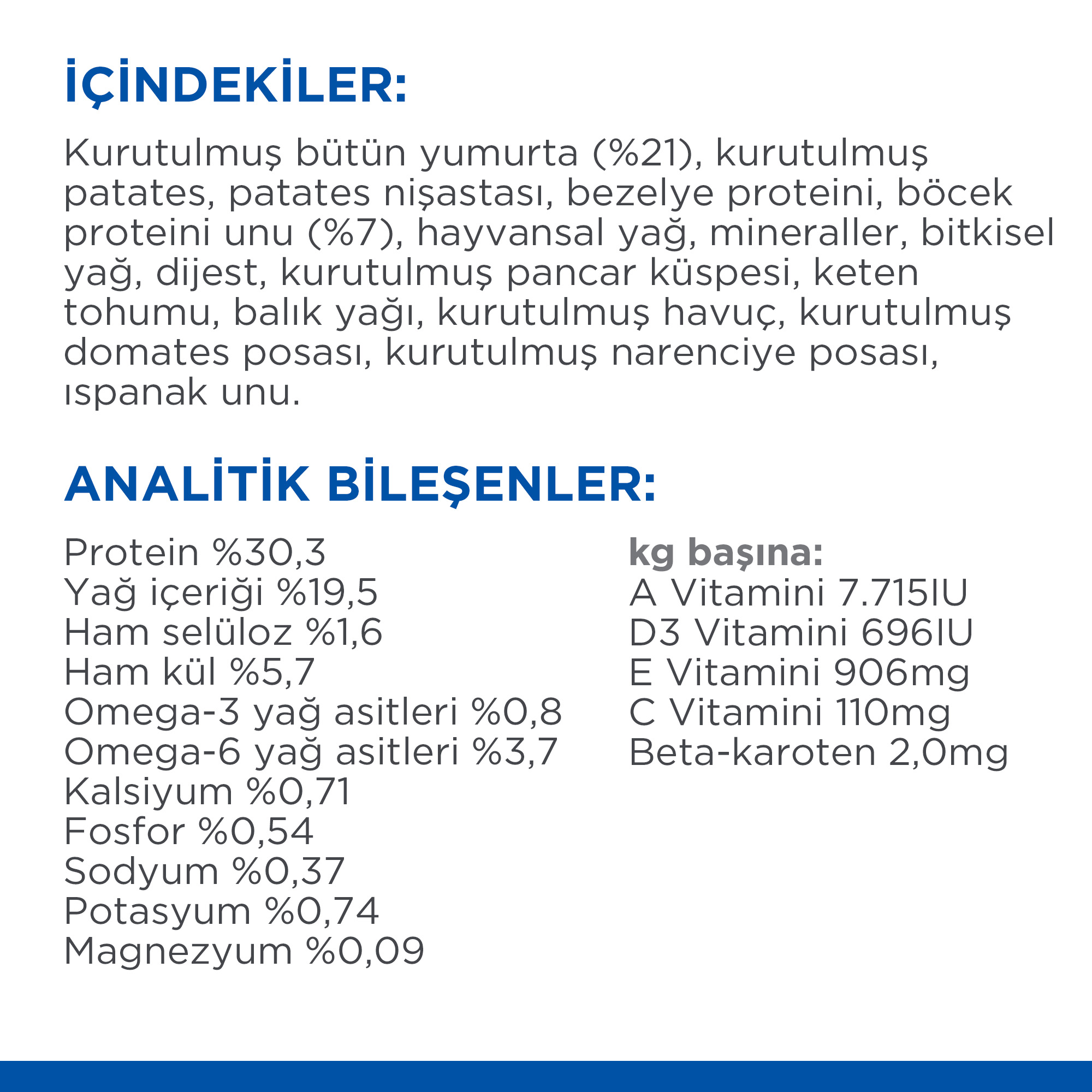 Hill's SCIENCE PLAN Hypo-Allergenic Yumurta ve Böcek Proteinli Tahılsız Yetişkin Kedi Maması 1,5kg