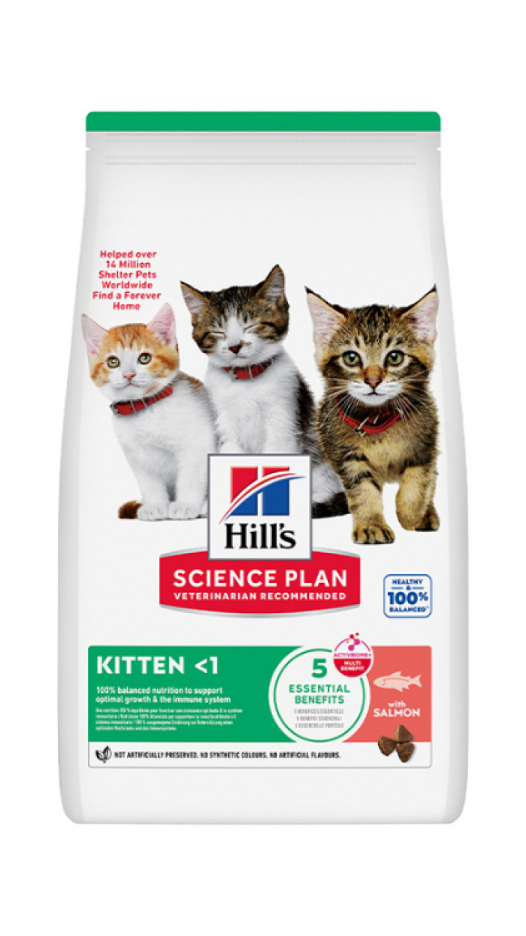 Hill's SCIENCE PLAN Somonlu Yavru Kedi Maması 5kg + 2kg HEDİYE!