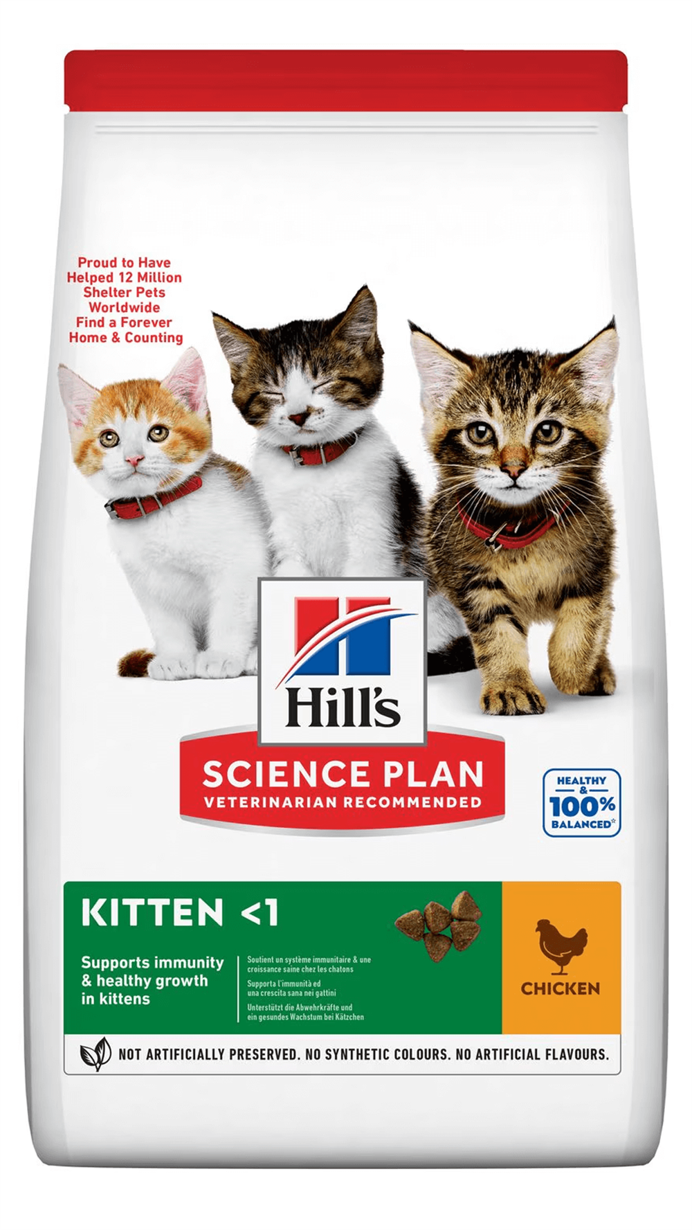 Hill's SCIENCE PLAN Tavuklu Yavru Kedi Maması 5kg+2kg HEDİYE!