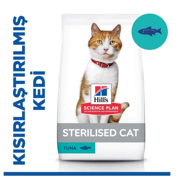 Hill's SCIENCE PLAN Ton Balıklı Kısırlaştırılmış Kedi Maması 1,5kg