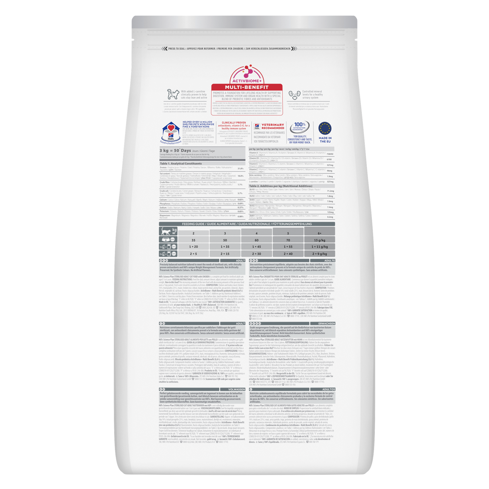 Hills Tavuklu Kısırlaştırılmış Kedi Maması 1,5kg
