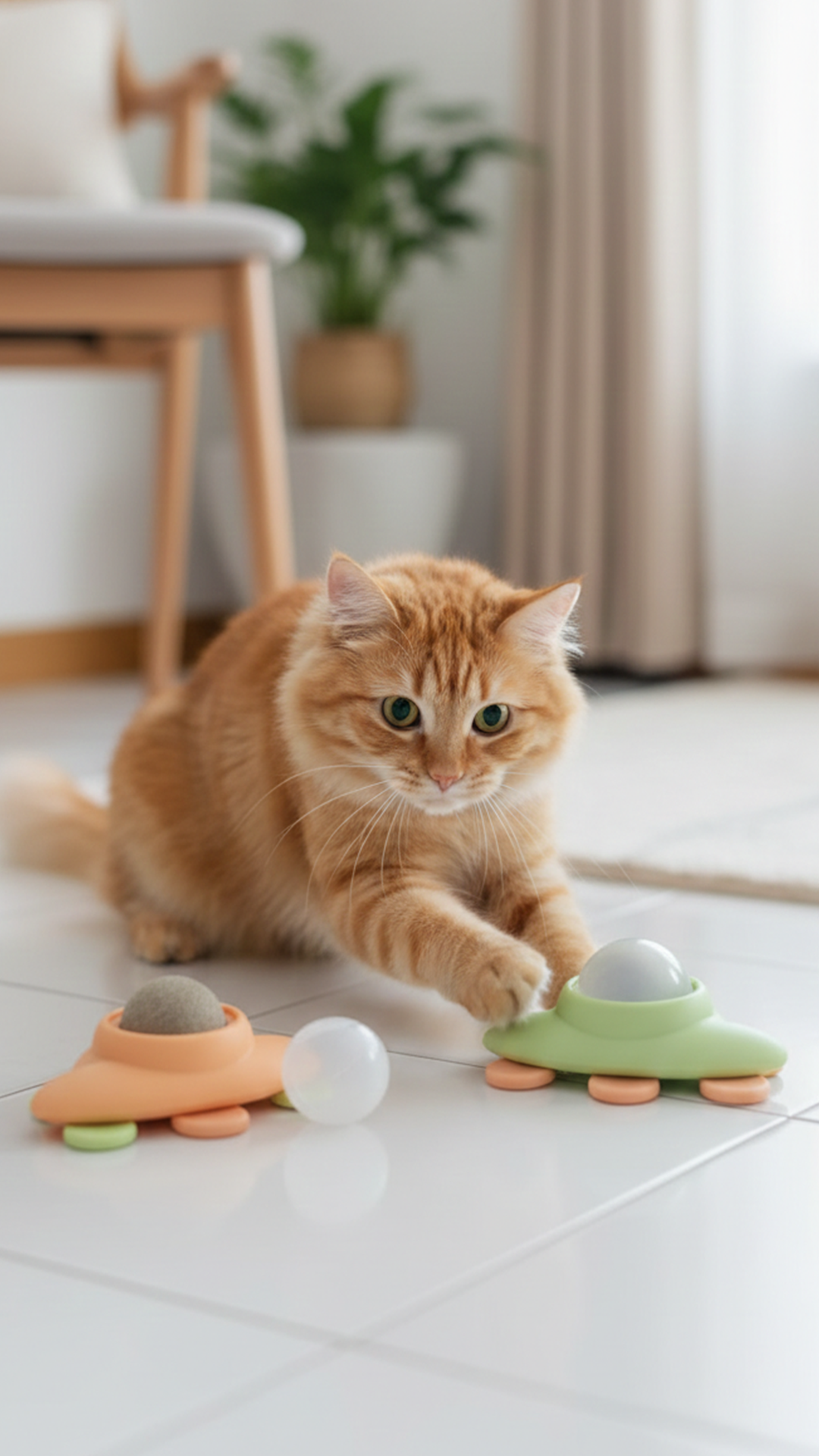 KEDİ YALAMA TOPU UFO MODEL