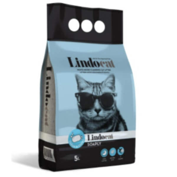 Lindocat Sabun Koku Ince Tane Kedi Kumu 5 Lt