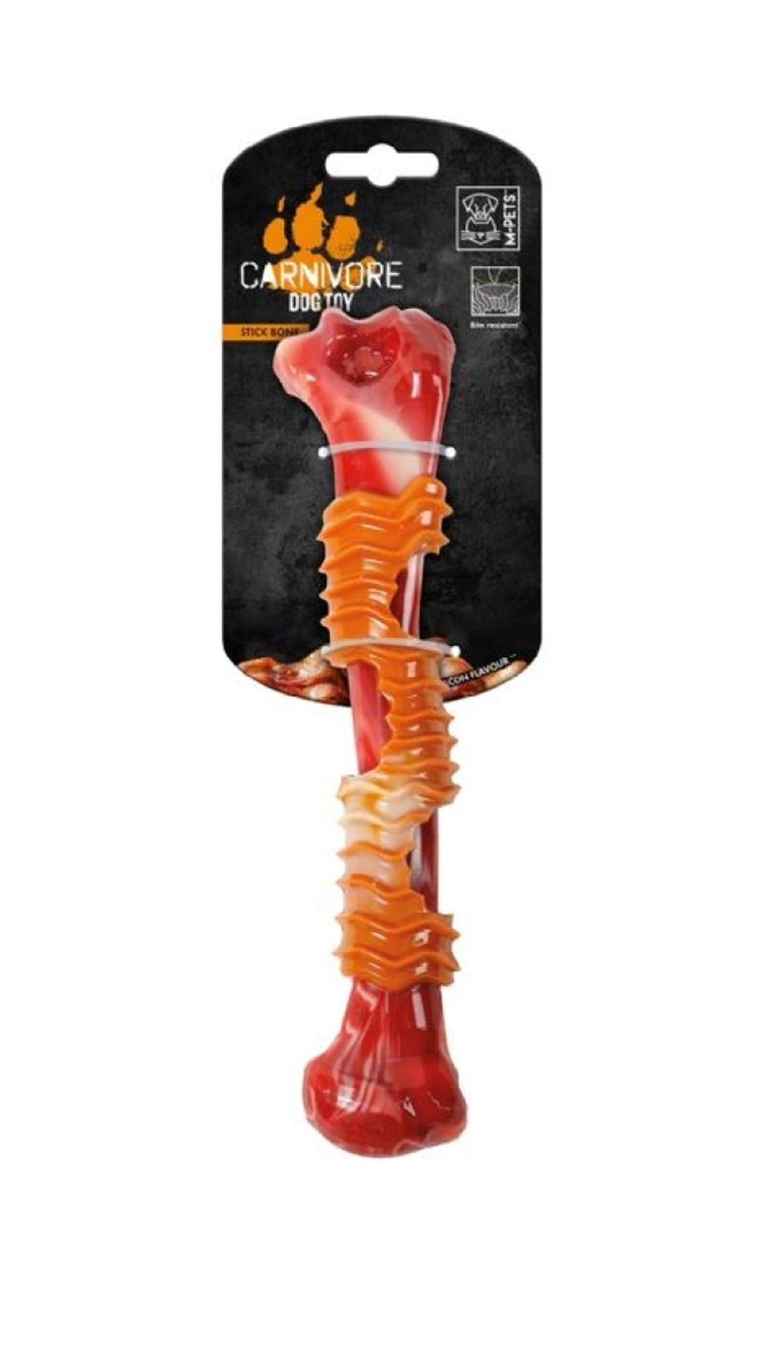 M-PETS CARNIVORE DOG TOY BOOMERANG BONE  PASTIRMA 