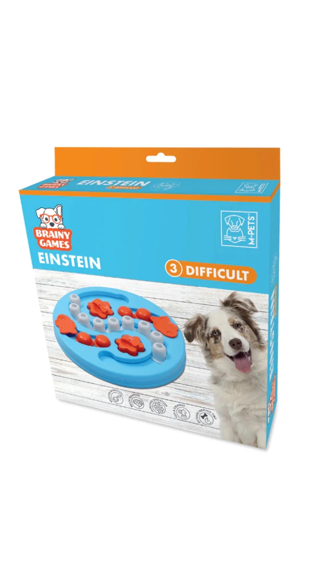 M-Pets Puzzle 3.Seviye Köpek Eğitim Oyuncağı 29,5x29,5x5cm