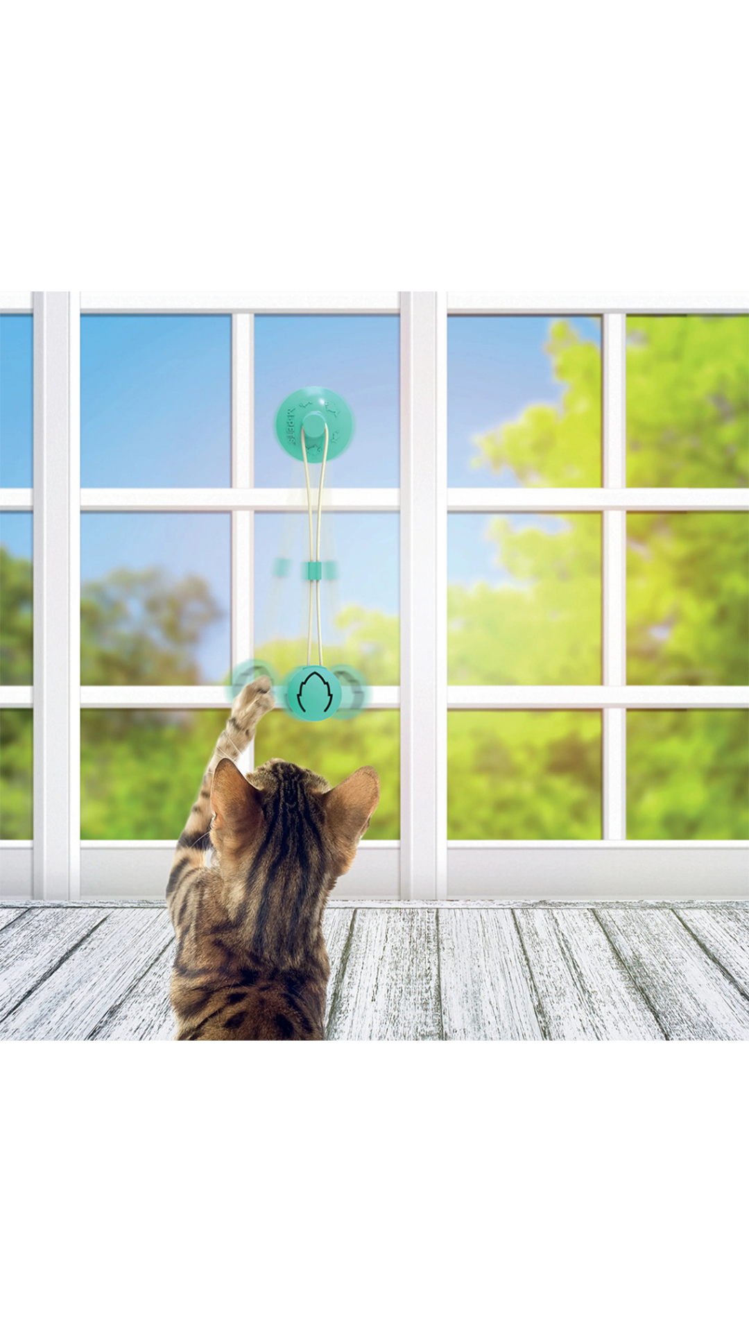 M-Pets Tempo Catnipli Ödül Hazneli Kedi Oyuncağı 11,5x10,5x4cm