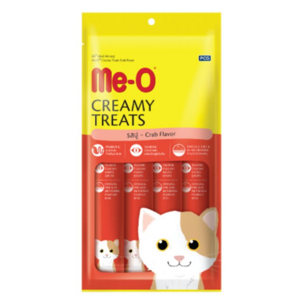 ME-O CREAMY TREATS YENGEÇ İLE TON BALIĞI 4X15 GR