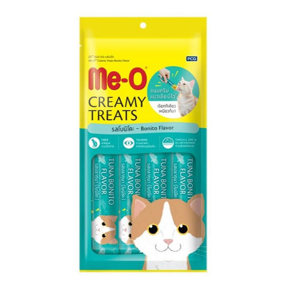 Me-o Kurutulmuş Füme Ton Balıklı Sıvı Kedi Ödül Maması 4x15gr