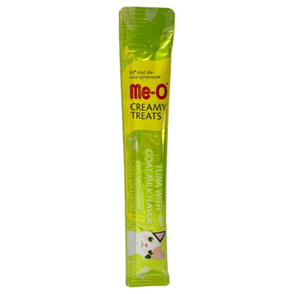 Me-o Ton Balıklı ve Keçi Sütlü Kedi Likit Ödül Tekli 15 gr