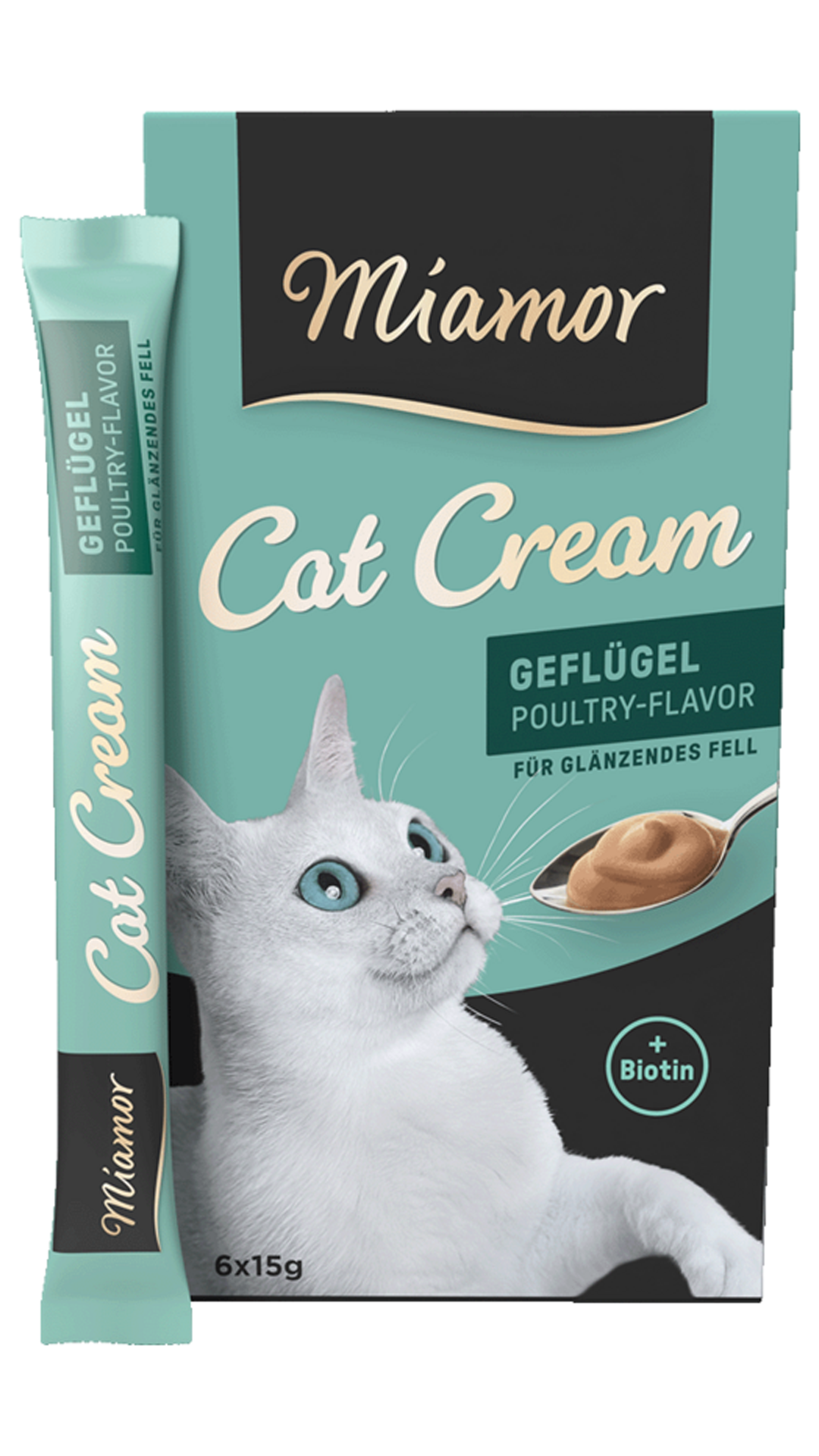 Miamor Cream Tavuklu Biyotinli Kedi Ödülü 15gr (6'lı)