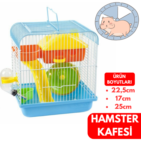 Ovisso Hamster Kafesi 22,5X17X25cm
