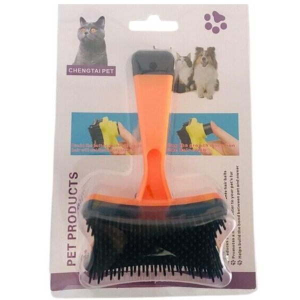 Ovisso Kedi ve Köpek Basmalı Tüy Toplama Kaşıma Tarağı