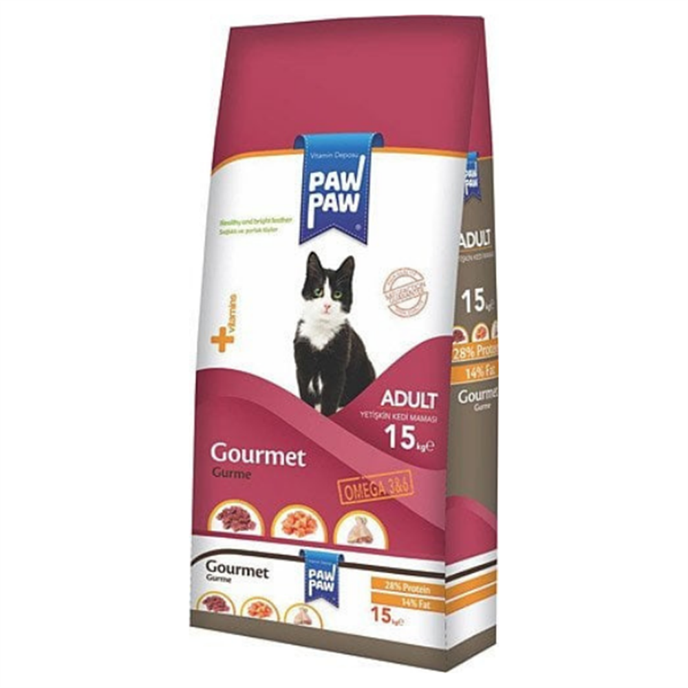 PawPaw Yetişkin Gurme Kedi Maması 15 kg