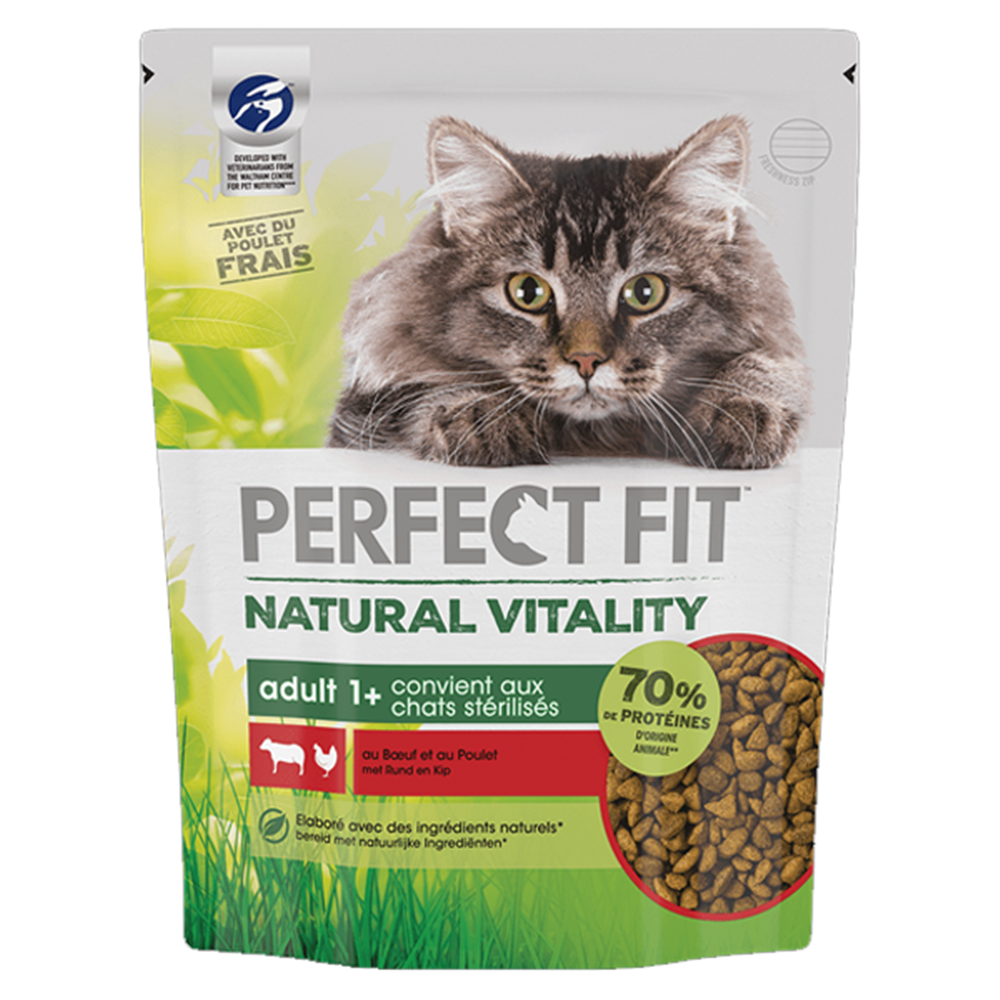 Perfect Fit Yetişkin Biftekli ve Tavuklu Kuru Kedi Maması 1 Kg