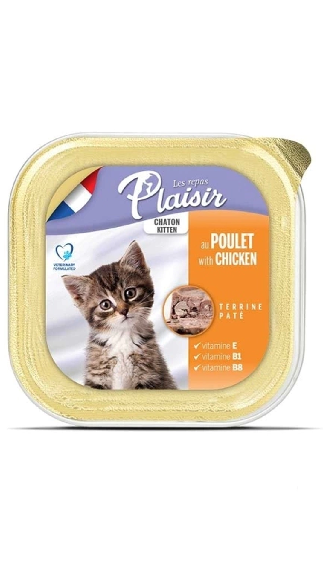 PLAİSİR Pate Kitten with Chicken 100G