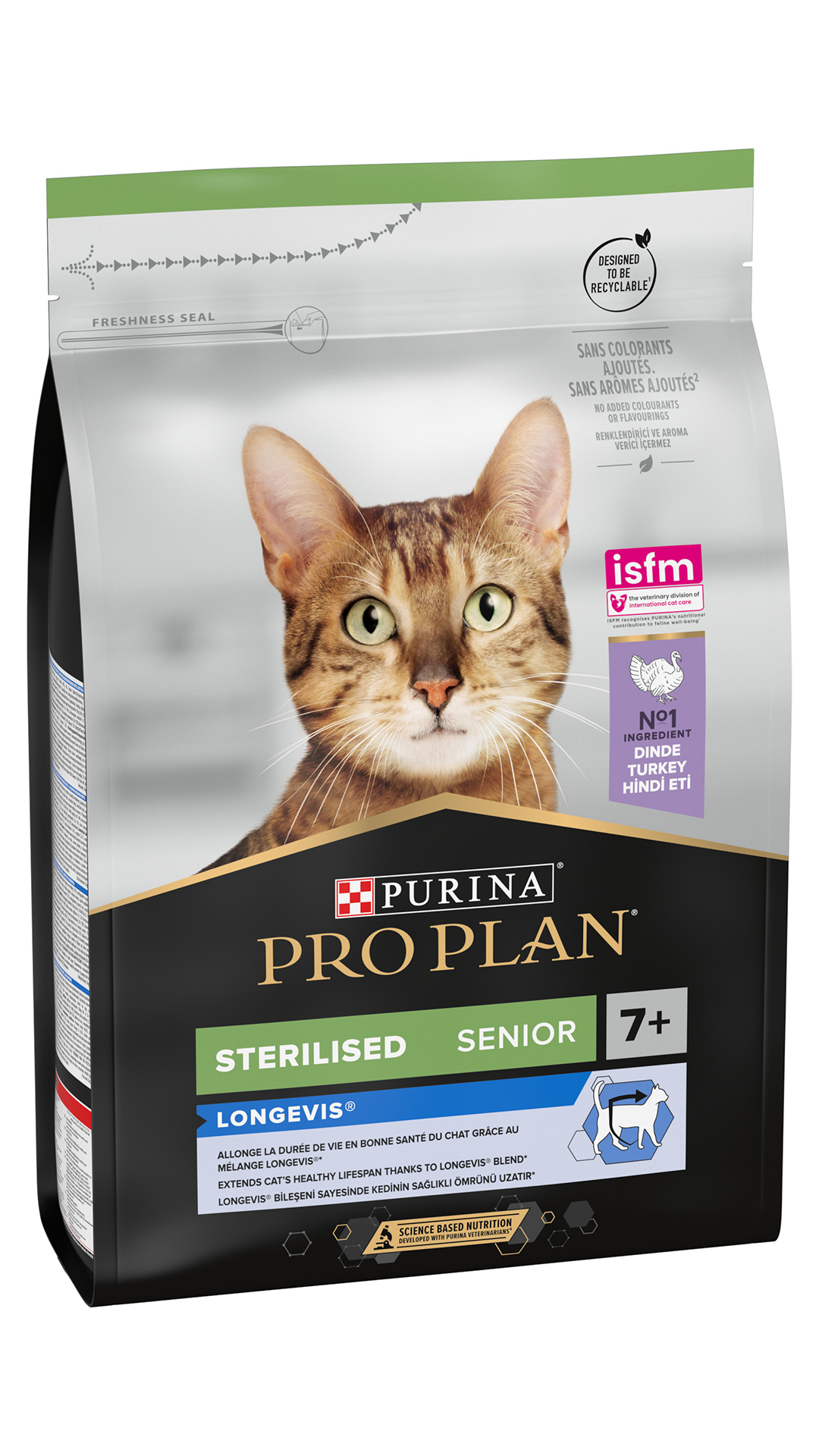 Pro Plan 7+ Hindili Kısırlaştırılmış Yaşlı Kedi Maması 3kg
