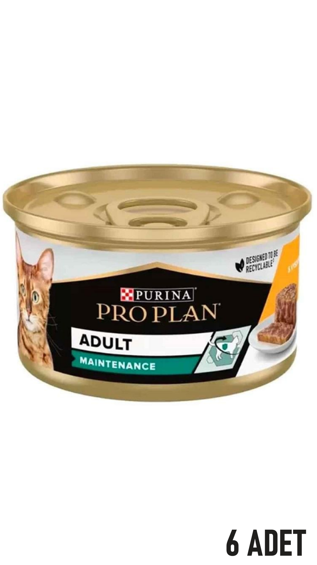 PRO PLAN ADULT Cat HsCC Chkn Mse 85GR 6 ADET