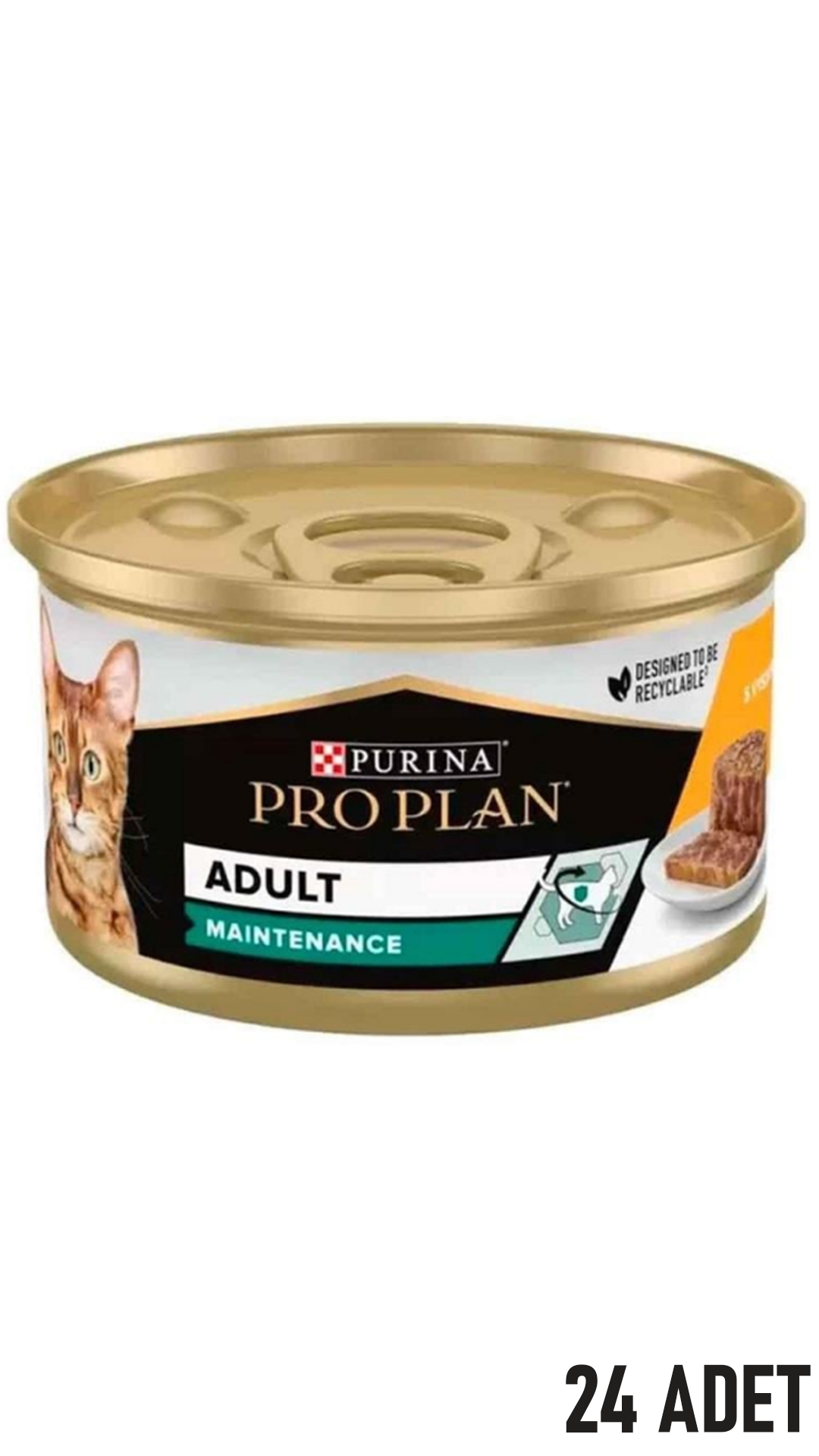 PRO PLAN ADULT Cat HsCC Chkn Mse 85GR 24 ADET