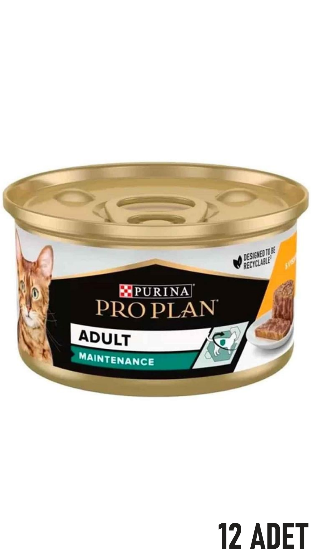 PRO PLAN ADULT Cat HsCC Chkn Mse 85GR 12 ADET