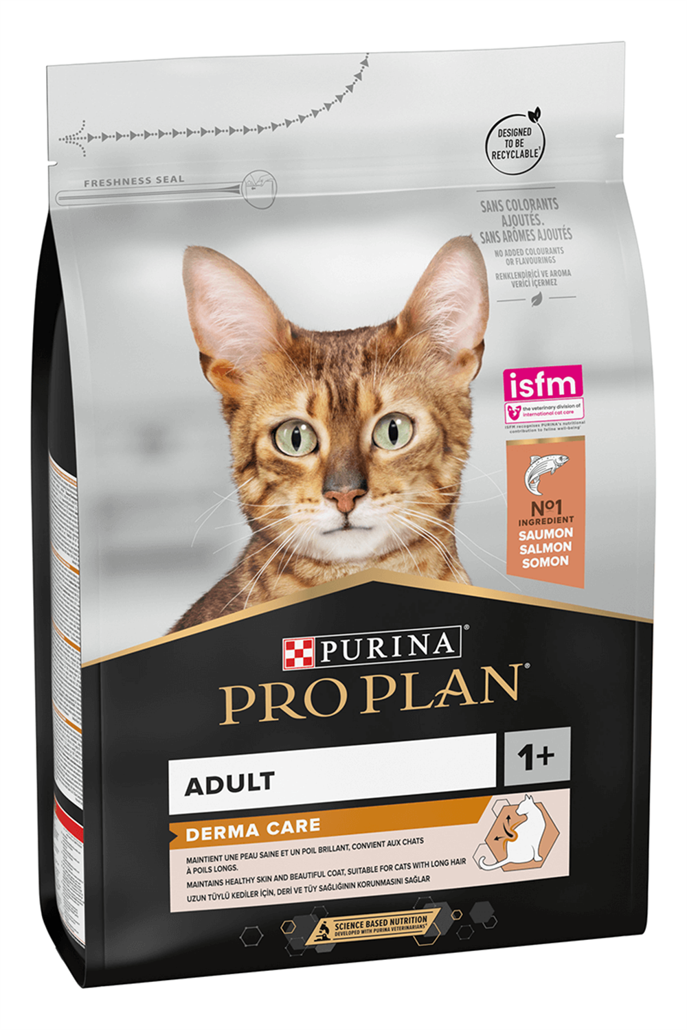 Pro Plan Derma Care Somonlu Tüy Yumağı Önleyici Yetişkin Kedi Maması 3kg