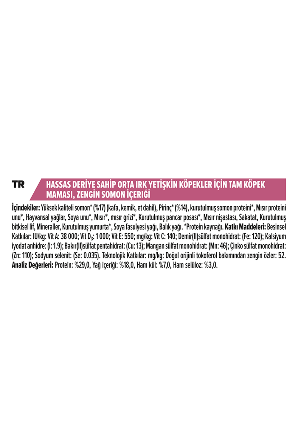 Pro Plan Somonlu Orta Irk Hassas Derili Yetişkin Köpek Maması 14kg