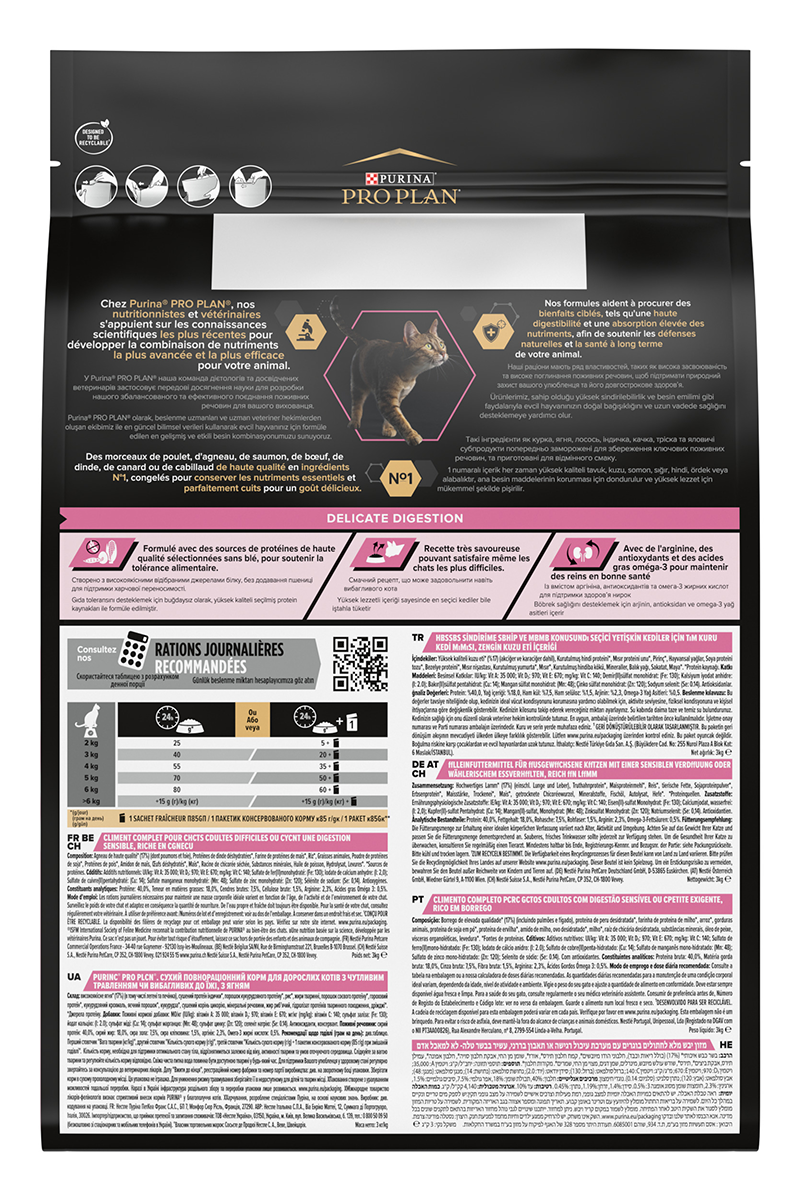 Proplan Delicate Kuzu Hassas Sindirim Kedi Maması 10 kg