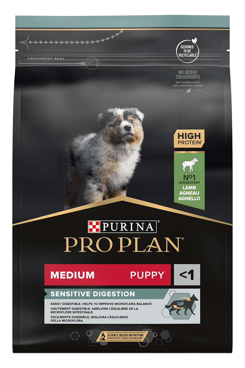 ProPlan Puppy Medium Sensitive Digestion Kuzulu ve Pirinçli Yavru Köpek Maması 12kg