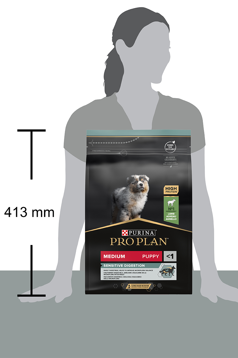 ProPlan Puppy Medium Sensitive Digestion Kuzulu ve Pirinçli Yavru Köpek Maması 12kg